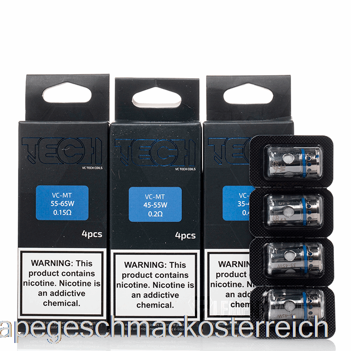 Vaperz Cloud VC Tech Ersatzspulen 0,8 Ohm VC Tech Spulen Vape Geschmack